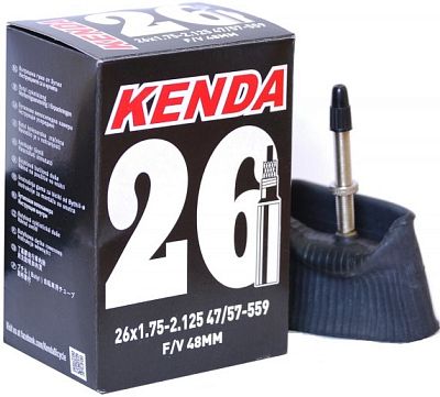 Превью  Камера велосипедная KENDA Butyl bicycle tube 26"x1,75-2,125" Presta